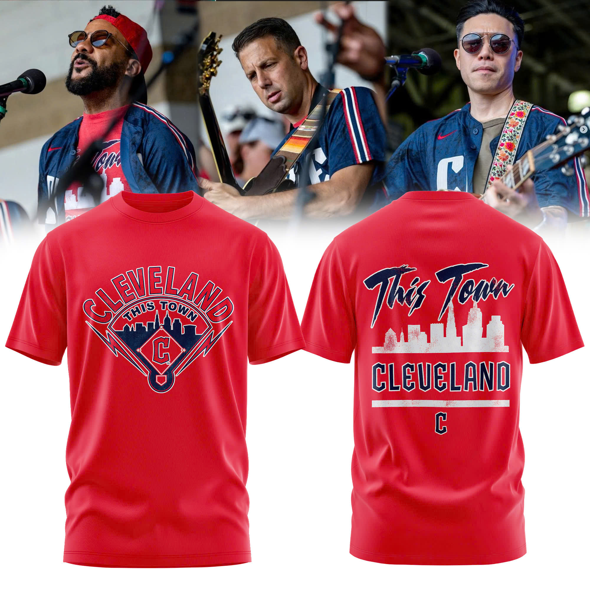 Cleveland This Town Collection Graphic T Shirt Classic Edition