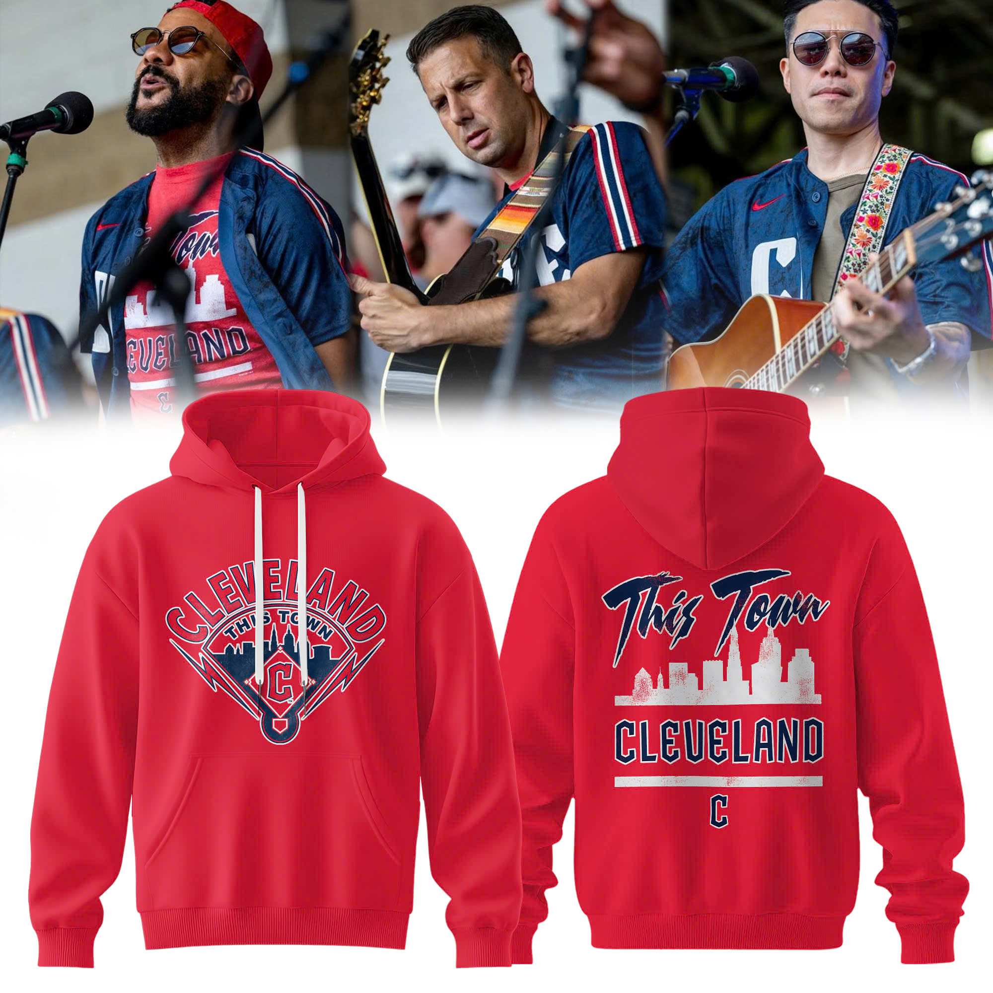 Cleveland This Town Collection Graphic T Shirt Premium Edition