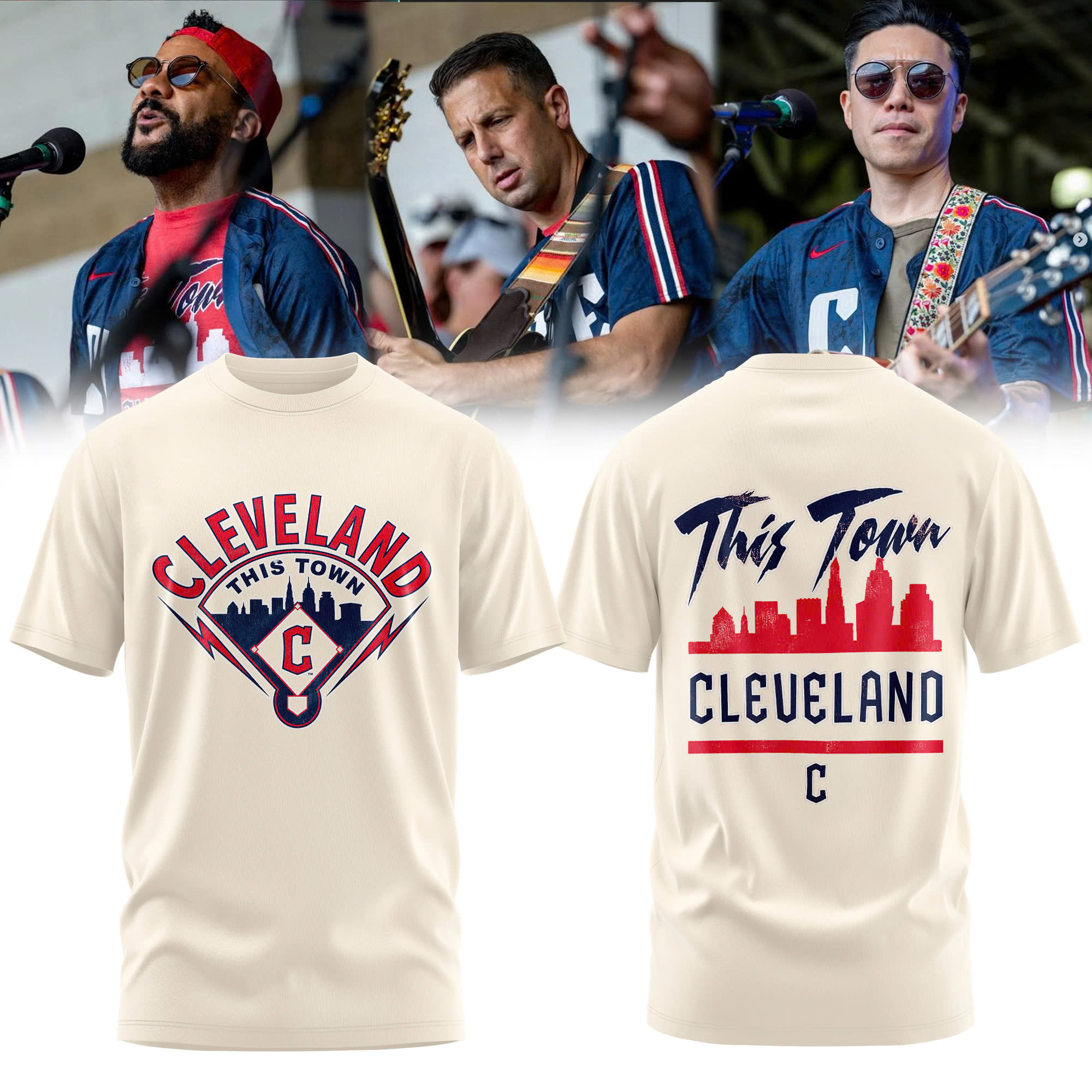 Cleveland This Town Collection Graphic T Shirt Signature Edition