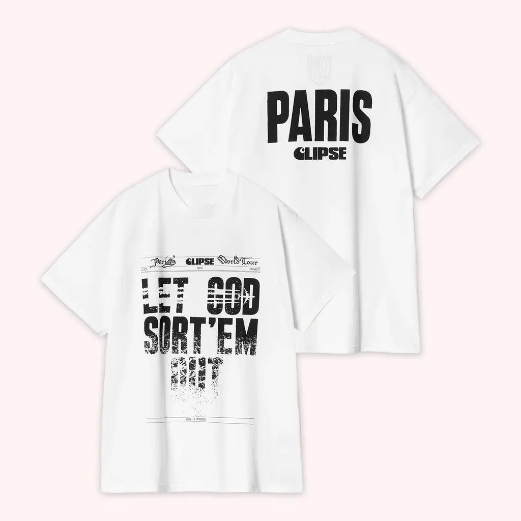 Clipse Tour Merch Carhartt Wip X Clipse Paris TShirt Husband Gifts