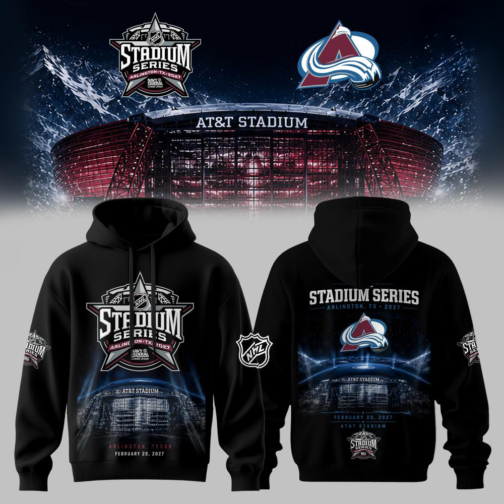 Colorado Avalanche NHL Stadium Series 2027 Premium Fan Hoodie