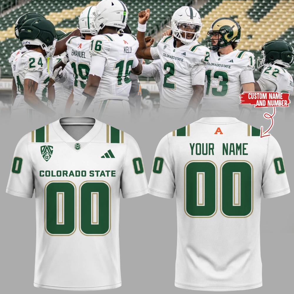 Colorado State Rams New Threads Collection Custom Football Jersey NCAA Game Day Edition 1 - Unicasport Colorado State Rams New Threads Collection Custom Football Jersey NCAA Game Day Edition