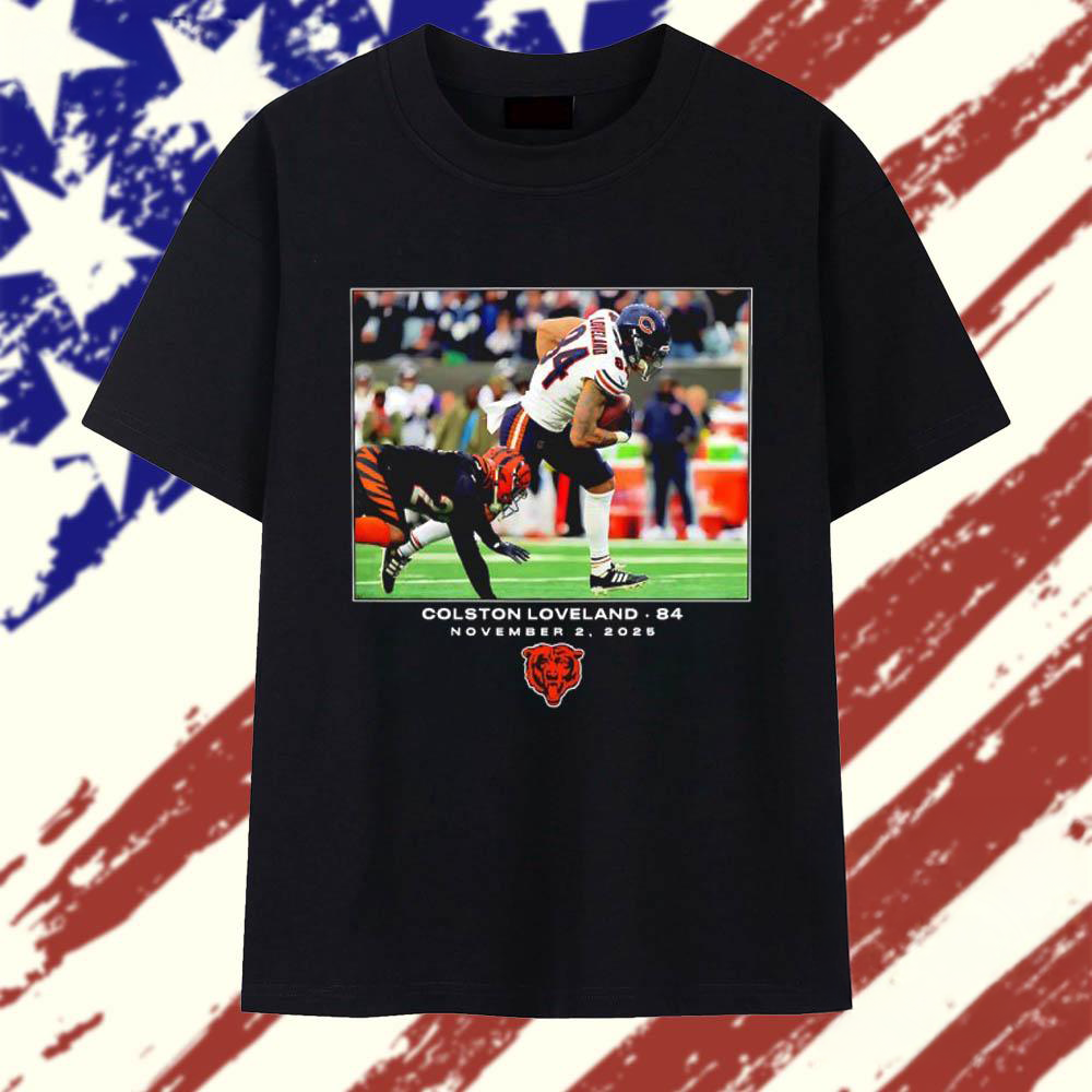 Colston Loveland Chicago Bears NFL Flash Features Week 9 T Shirt