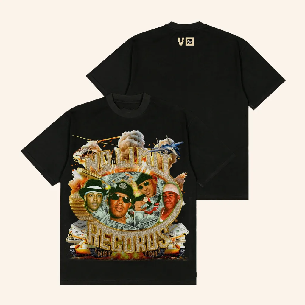 Complex Merch Verzuz No Limit Bling Black TShirt Christmas Gifts For Young Men