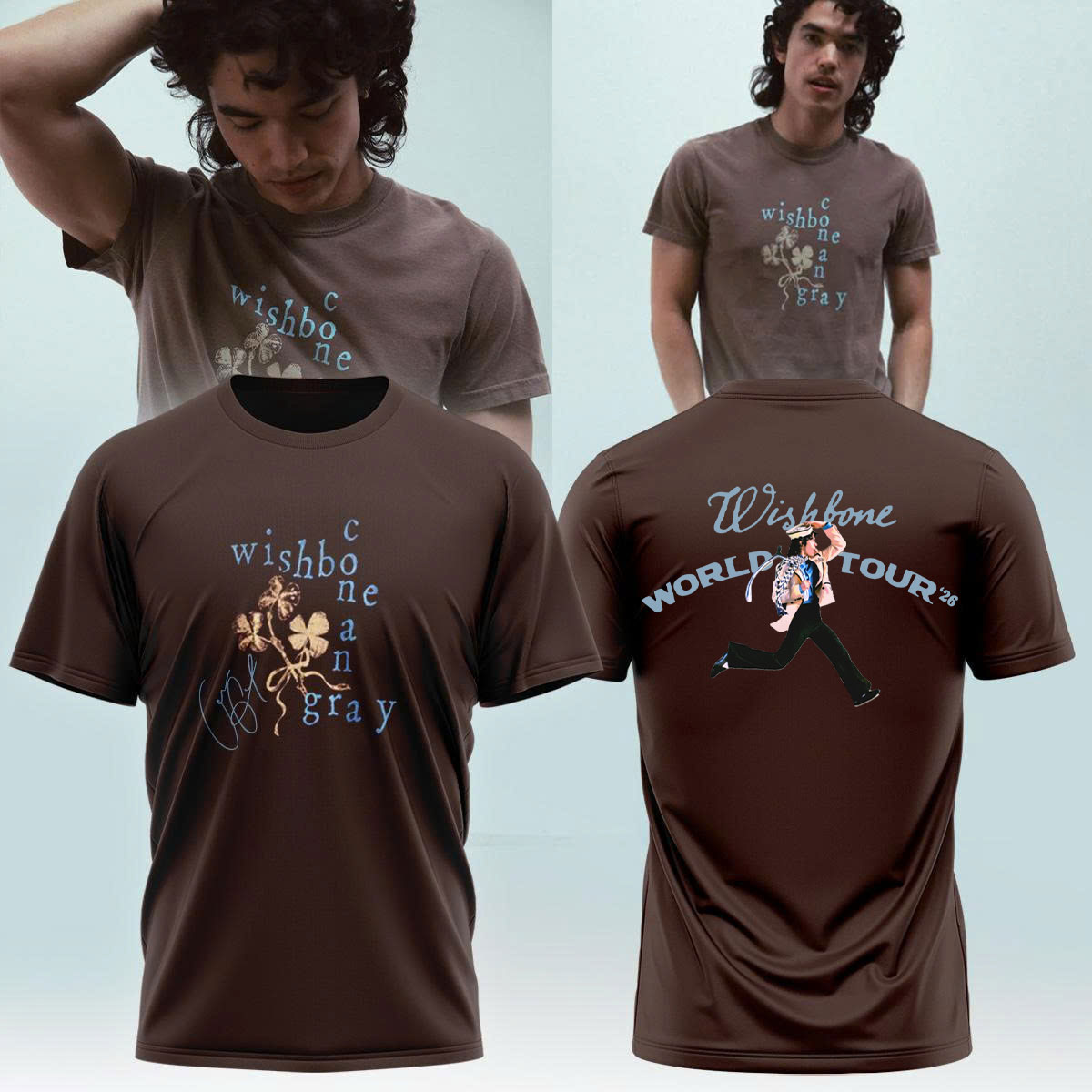 Conan Gray Wishbone World Tour Classic Live Graphic T Shirt