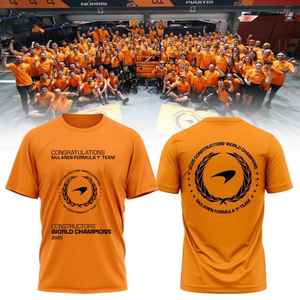 Congratulations McLaren Formula 1 Team Constructors World Champions 2025