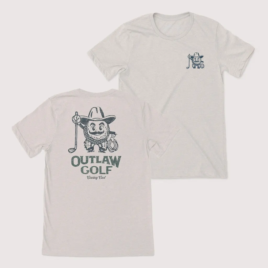 Cowboycool Merch Outlaw Golf TShirt Gifts For Dad