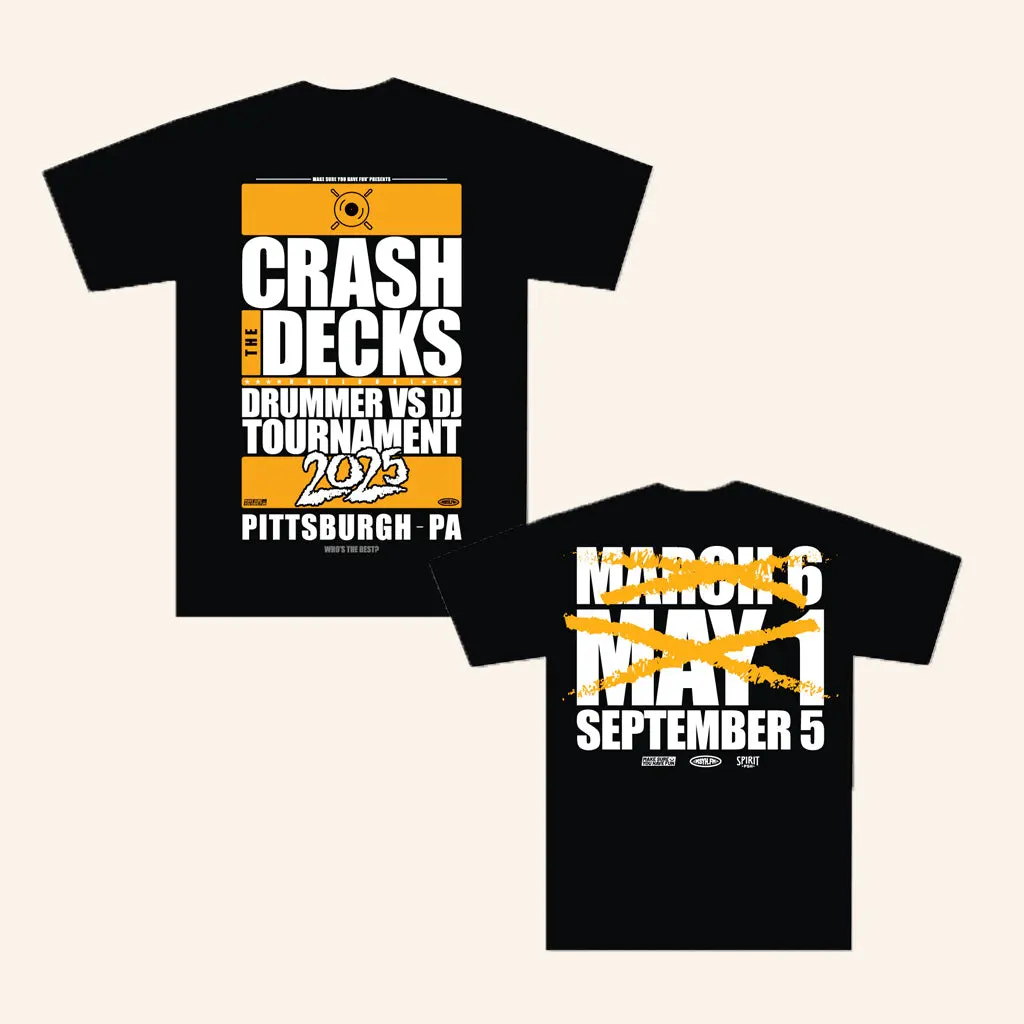 Crash The Decks Store Merch Crash The Decks 2025 Tournament TShirt Gifts For Him