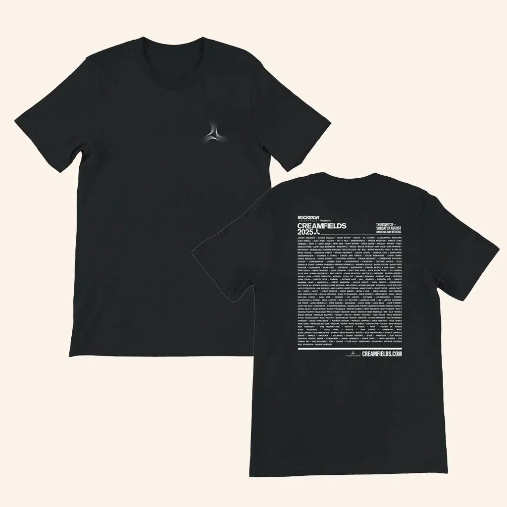 Creamfields Merch Creamfields 2025 Black TShirt Gifts For Dad