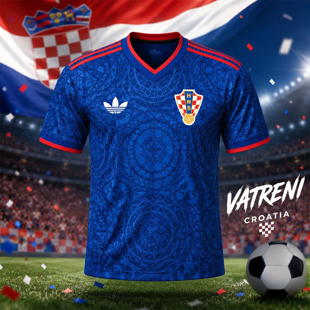 Croatia 2026 2027 Adidas Away Soccer Jersey Collection