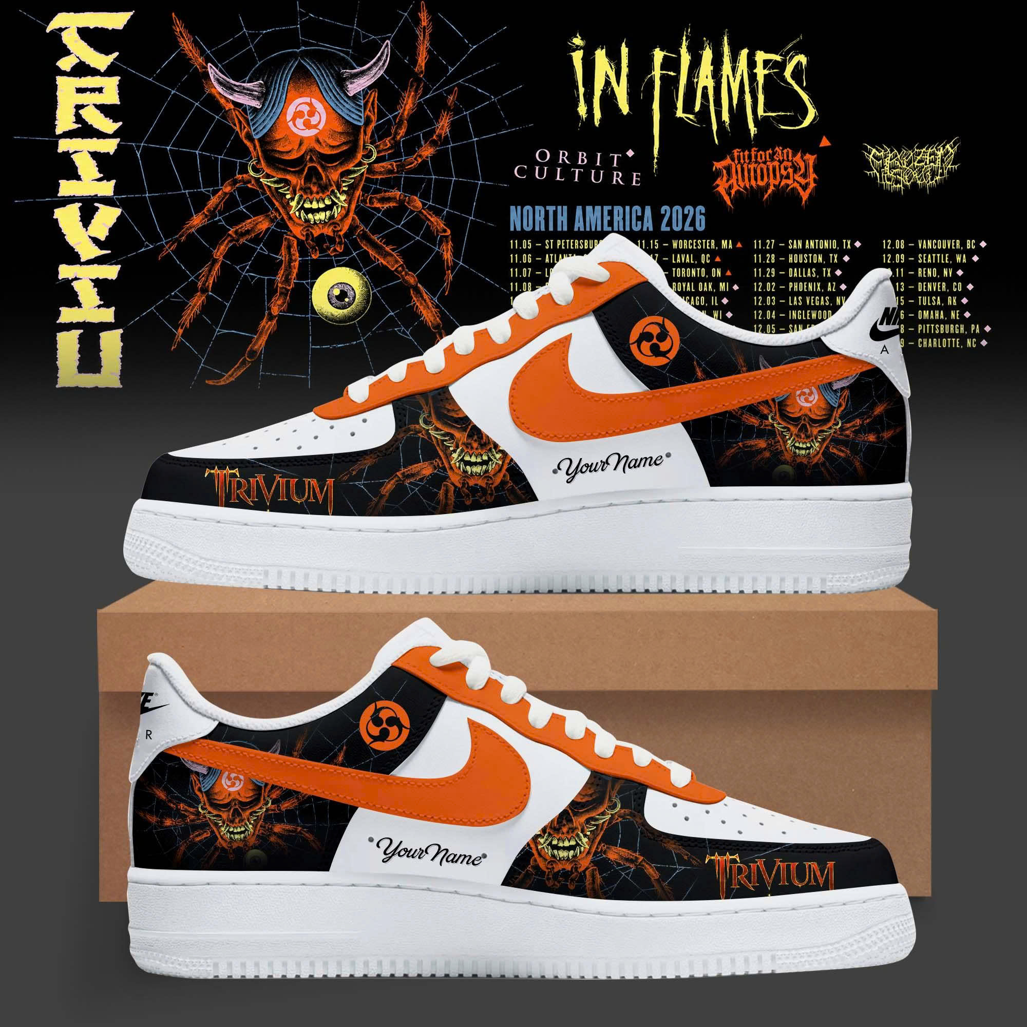 Crown In The Grave World Tour 2026 Edition Running Shoes Classic Edition