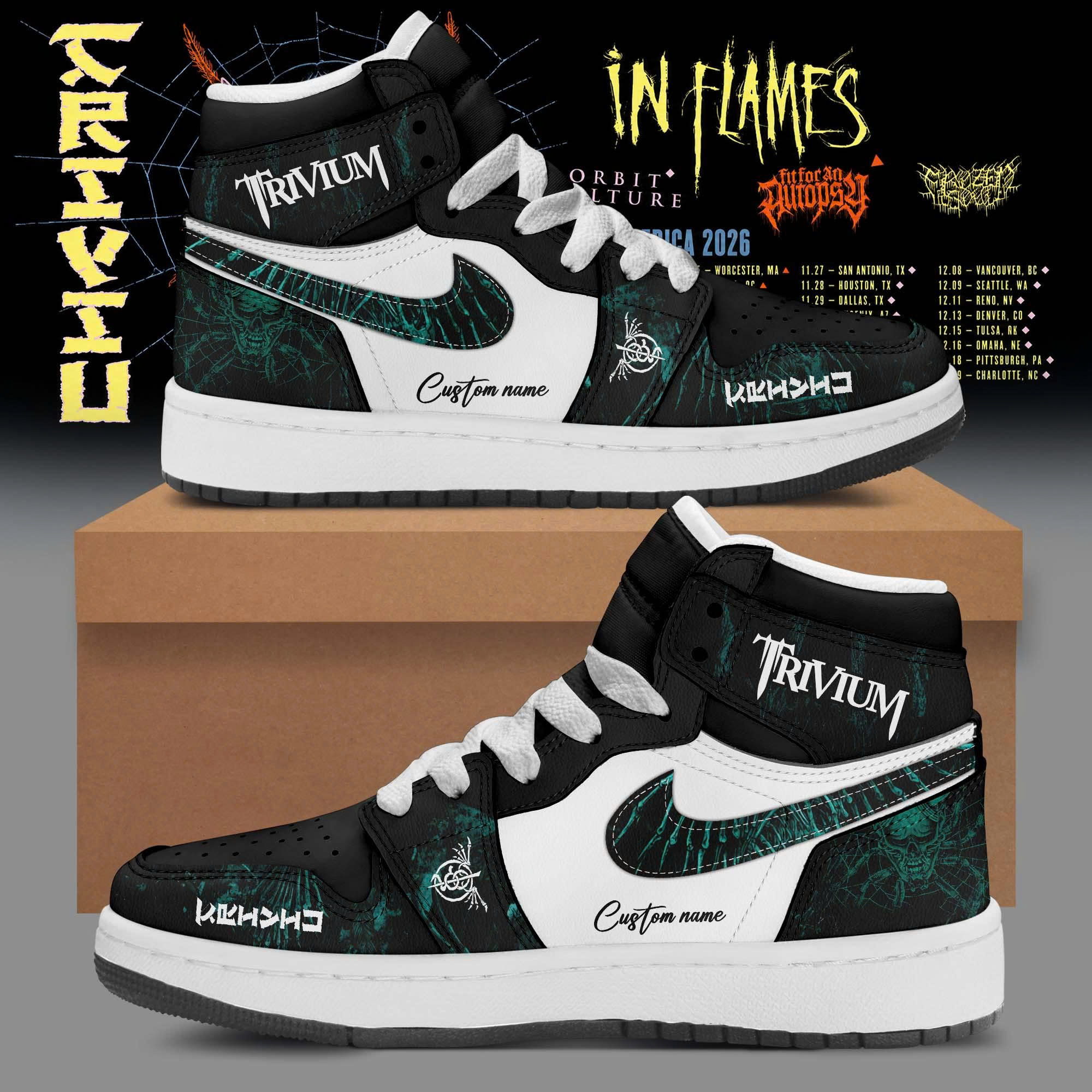 Crown In The Grave World Tour 2026 Edition Sneakers