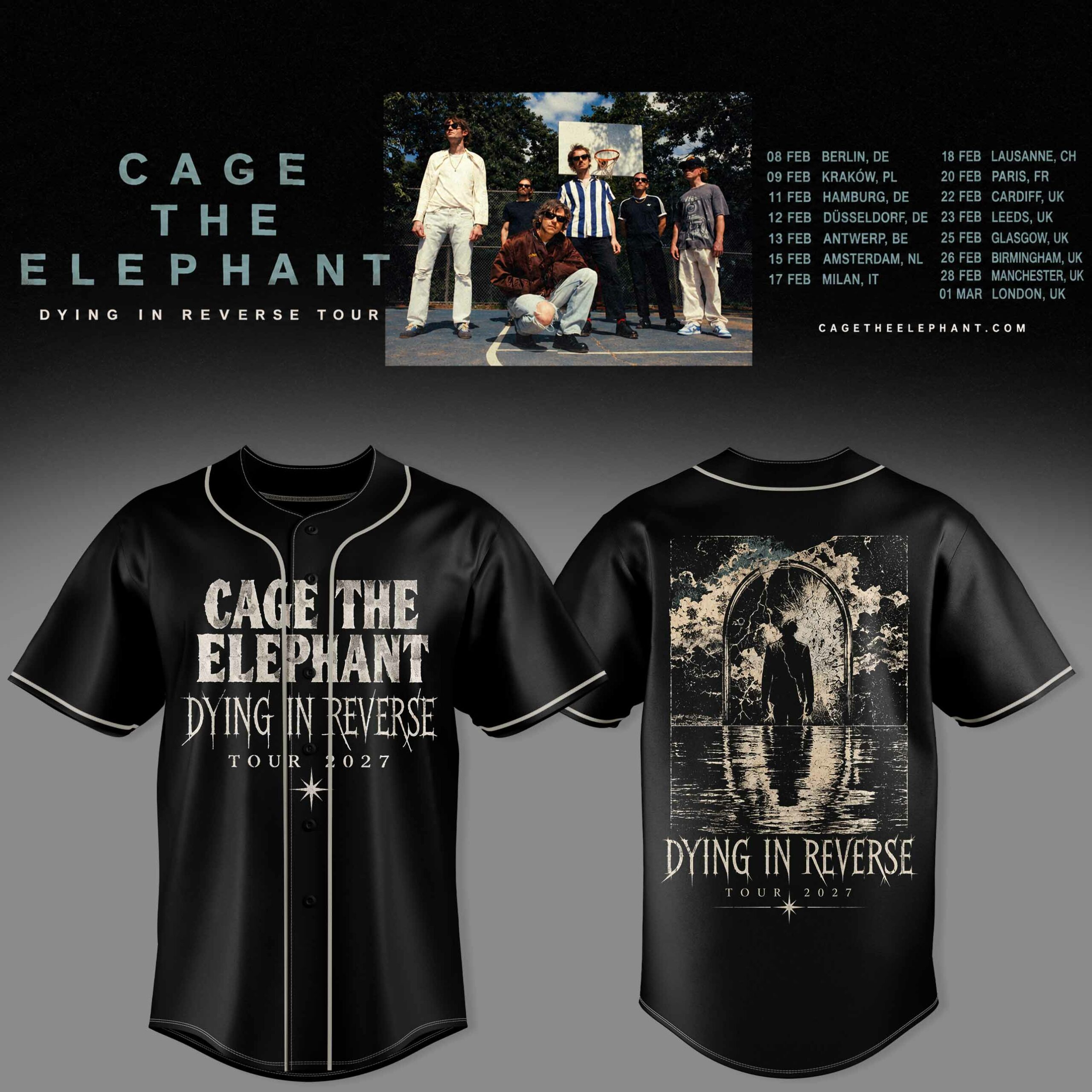 Cte Dying In Reverse Tour 2027 Jersey Heavy Music Tour Supporter Apparel 1 - Unicasport Cte Dying In Reverse Tour 2027 Jersey Heavy Music Tour Supporter Apparel