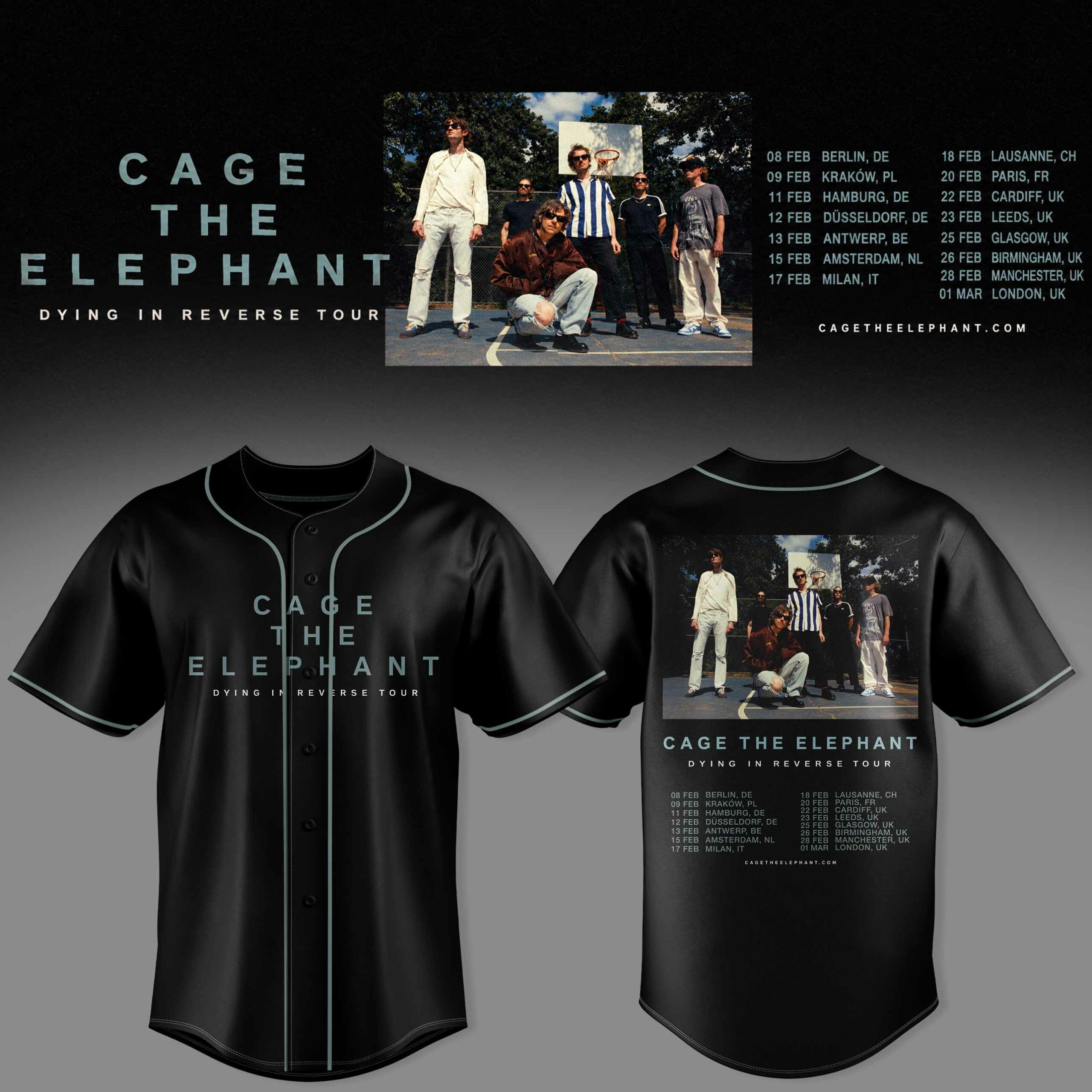 Cte Dying In Reverse Tour 2027 Jersey Music Festival Graphic Fan Collection 1 - Unicasport Cte Dying In Reverse Tour 2027 Jersey Music Festival Graphic Fan Collection