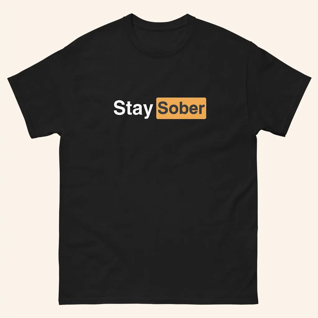 DAydrian Harding Merch Black TShirt Stay Sober Merch Gifts For Husband