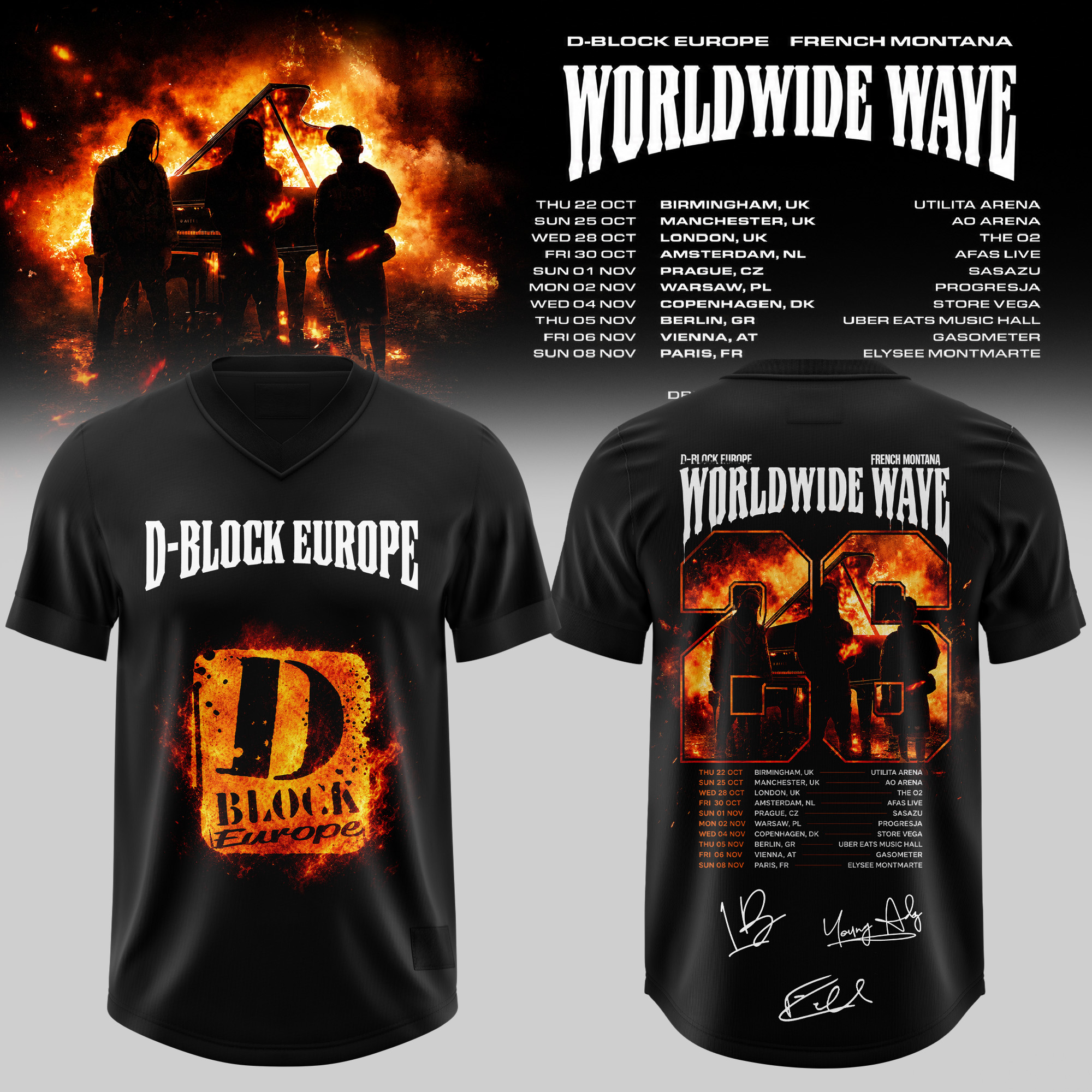 DBE Global Wave Live Tour 2026 Jersey Music Fan Apparel 1 - Unicasport DBE Global Wave Live Tour 2026 Jersey Music Fan Apparel