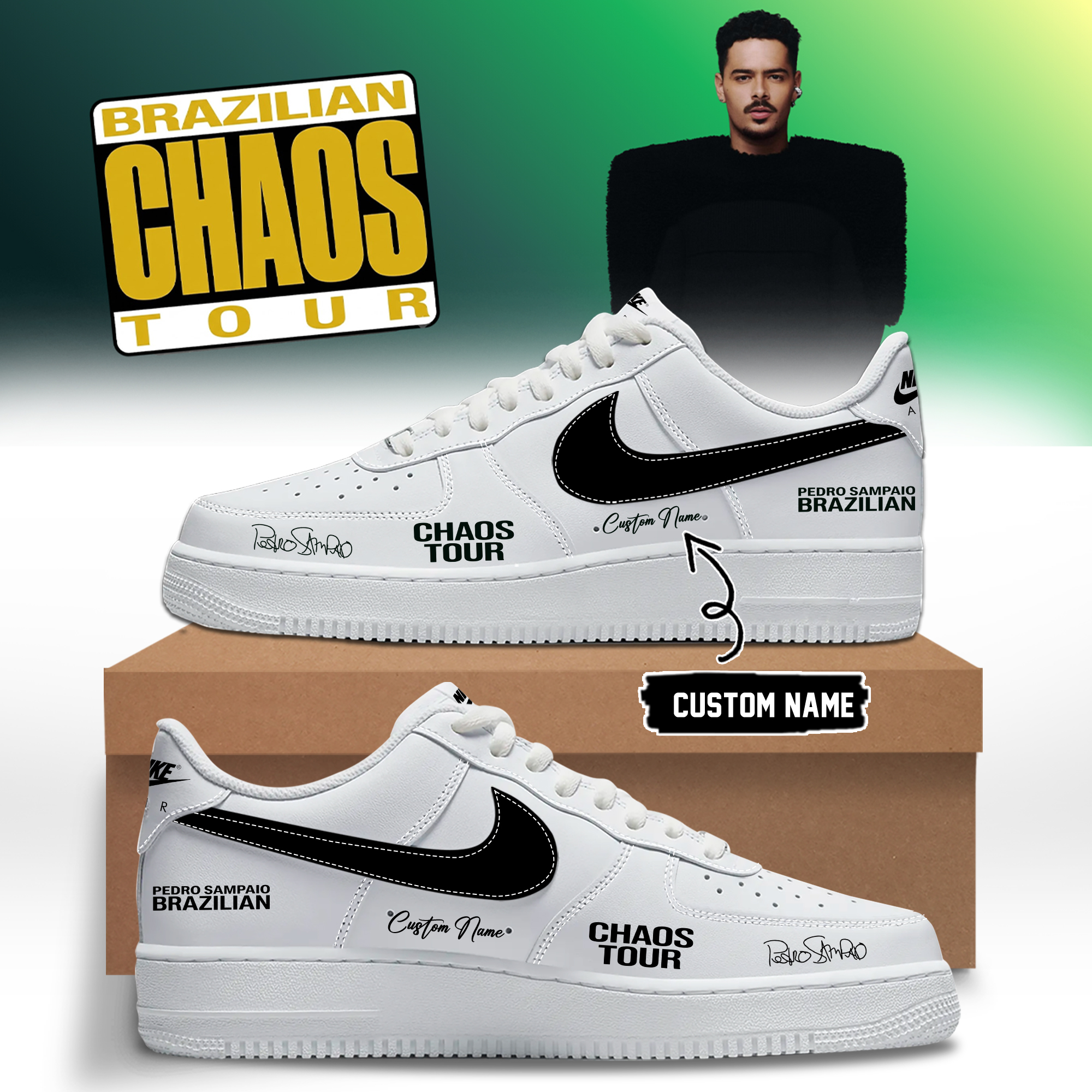 DJ Pedro Sampaio Brazilian Chaos Tour Exclusive Casual Footwear