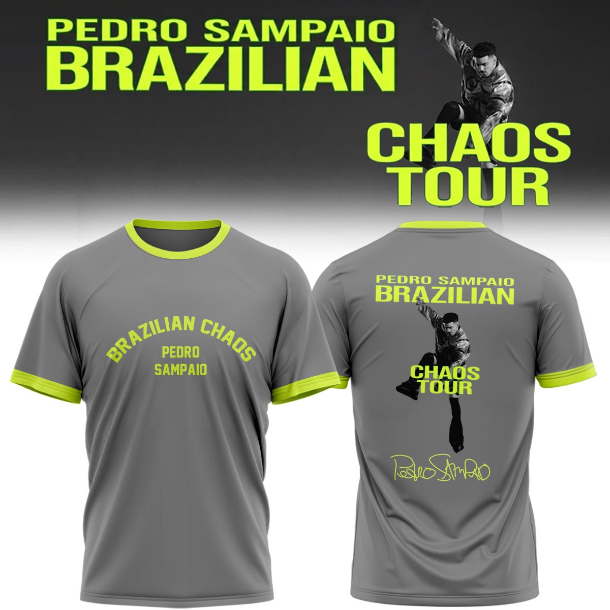 DJ Pedro Sampaio Brazilian Chaos Tour Premium Concert Graphic Tee