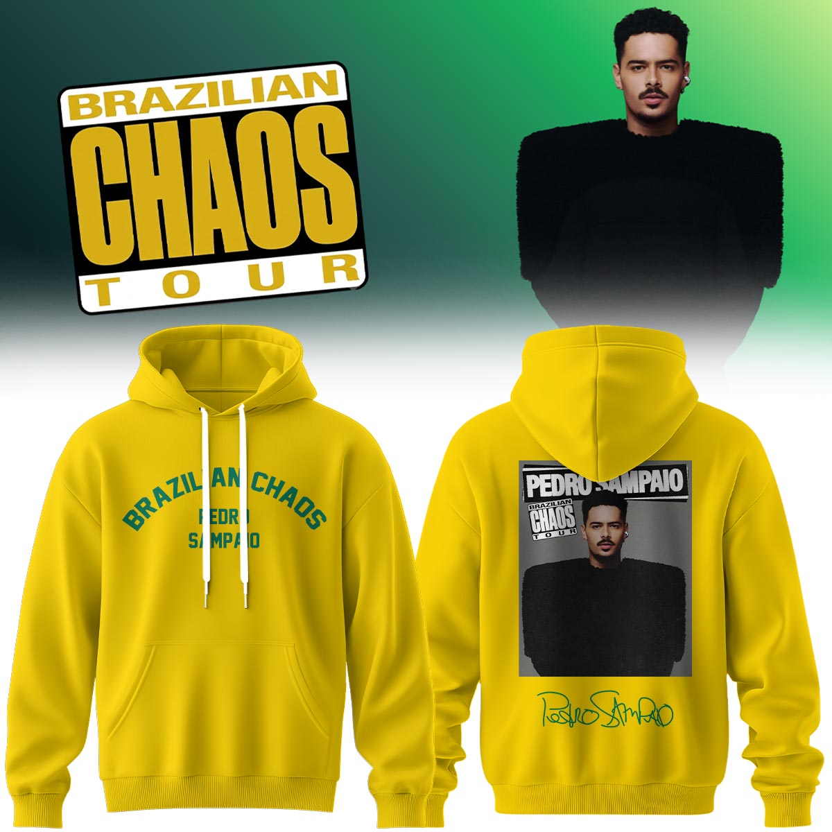 DJ Pedro Sampaio Brazilian Chaos Tour Signature Fan Hoodie