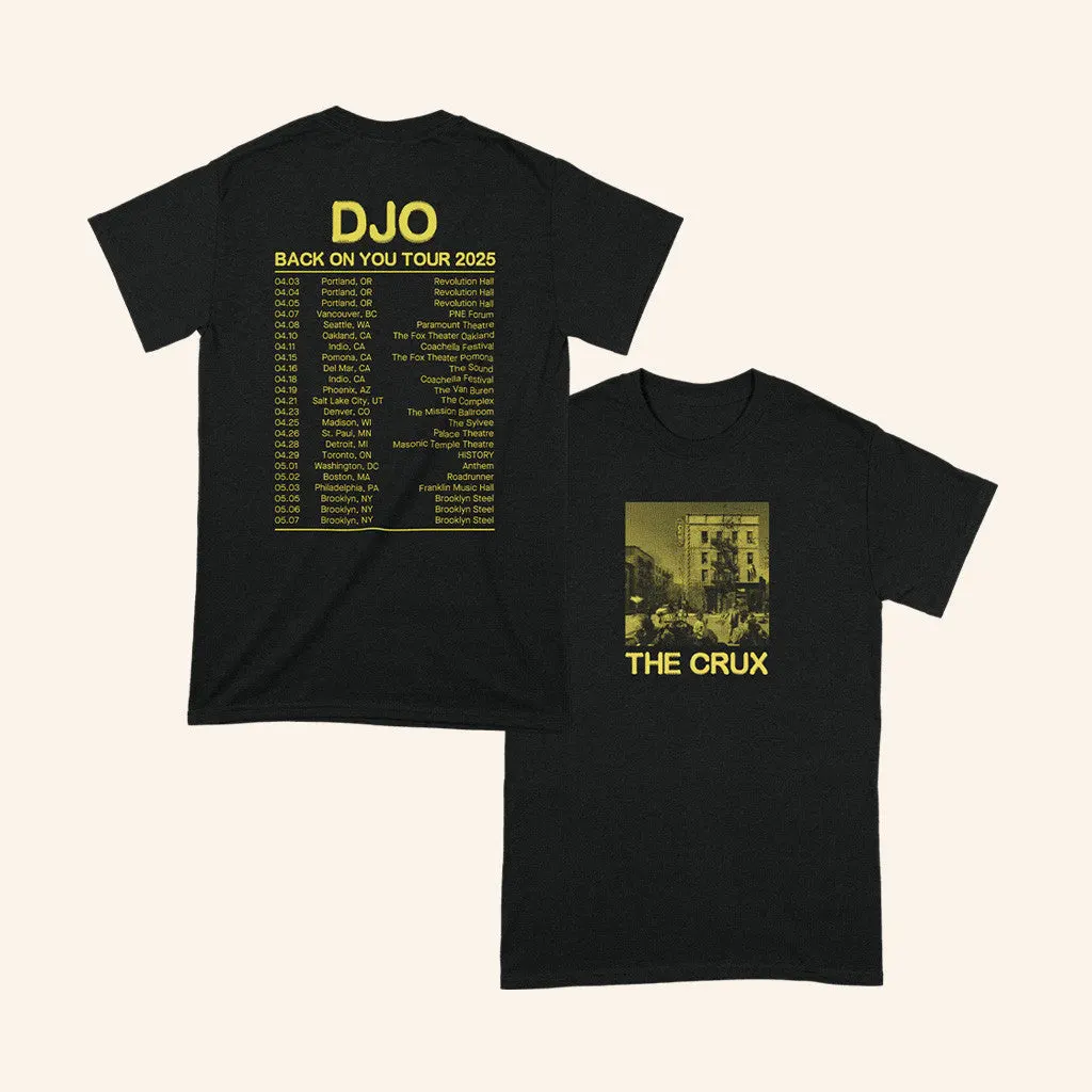 DJO Music Merch The Crux 2025 NA Tour TShirt Fans Gifts