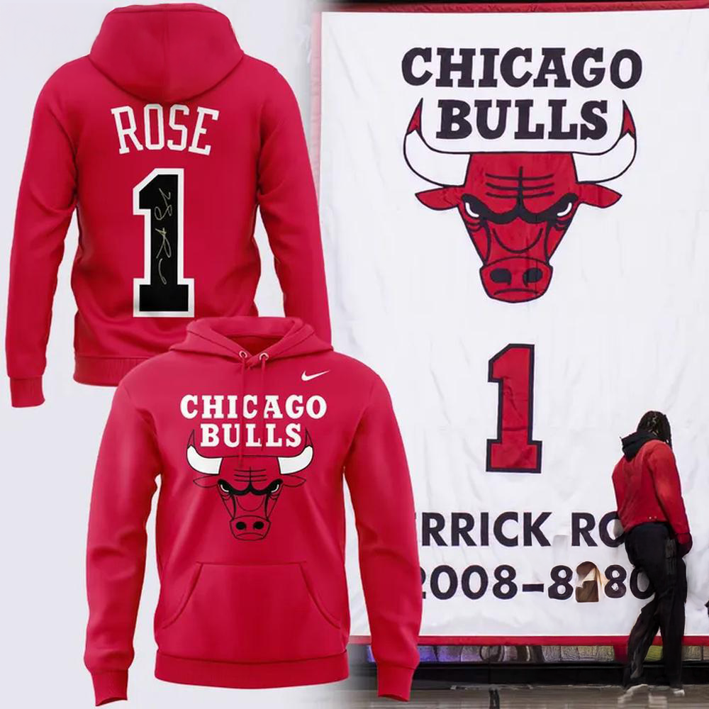 DRose Chicago Bulls 2026 Limited Edition SIGNED Hoodie
