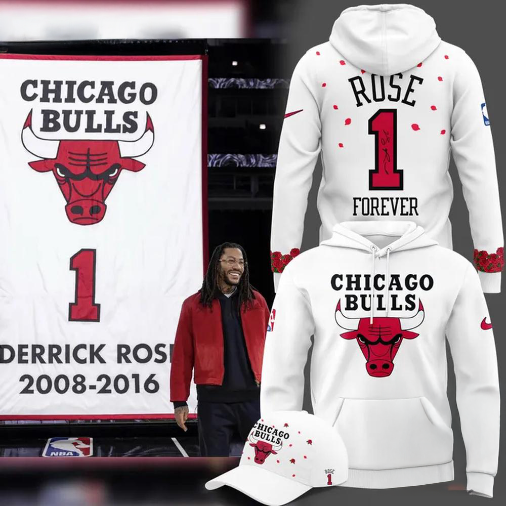 DRose Chicago Bulls 2026 New Hoodie