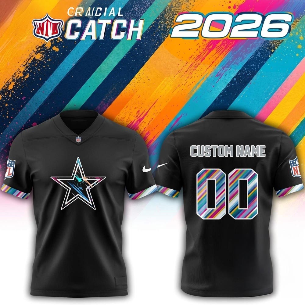Dallas Cowboys NFL 2026 Crucial Catch Black Football Jersey Fan Collection 1 - Unicasport Dallas Cowboys NFL 2026 Crucial Catch Black Football Jersey Fan Collection