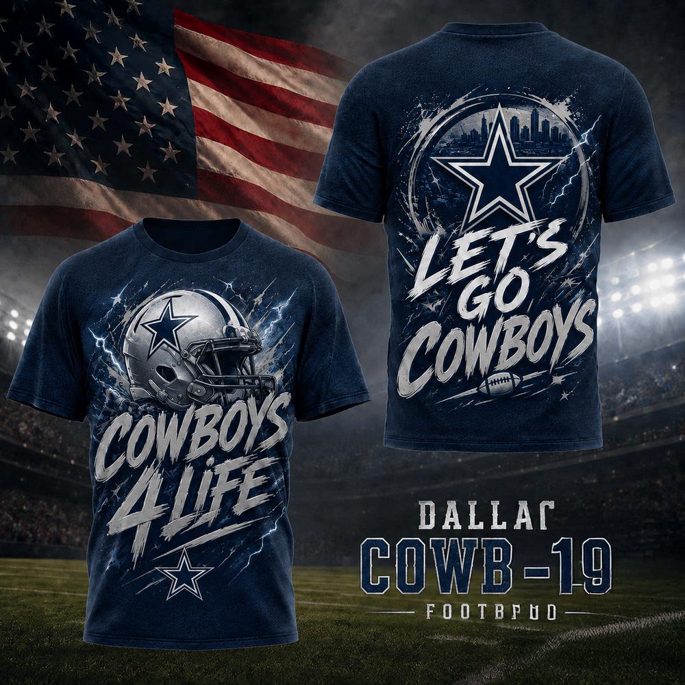 Dallas Cowboys NFL Fan For Life Limited Edition 3D Shirt