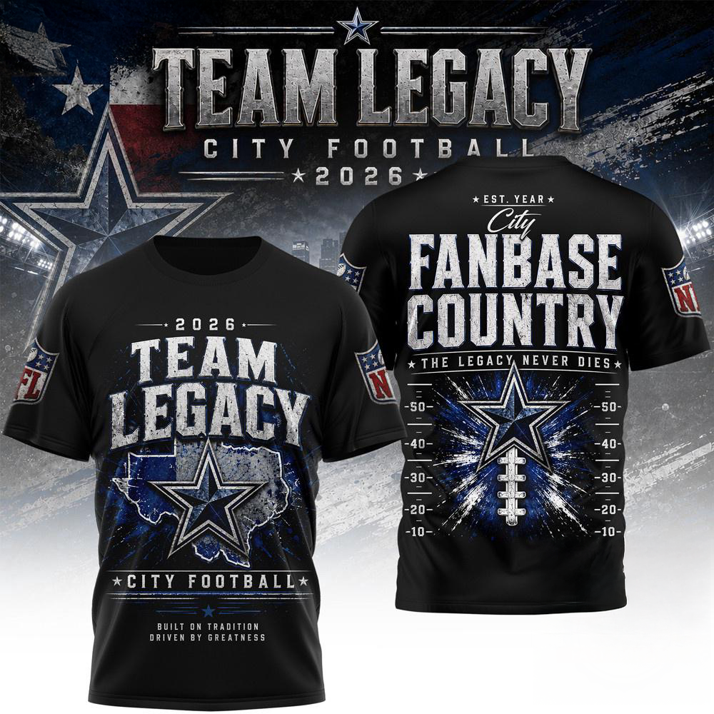 Dallas Cowboys NFL Gridiron Dynasty Limited Edition 3D Fan Shirt