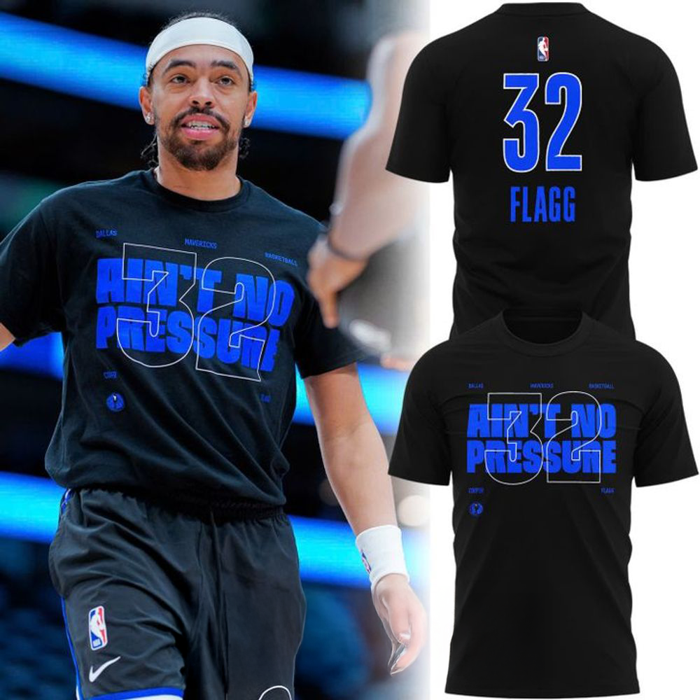 Dallas Mavericks Cooper Flagg Aint No Pressure Limited Edition Shirt