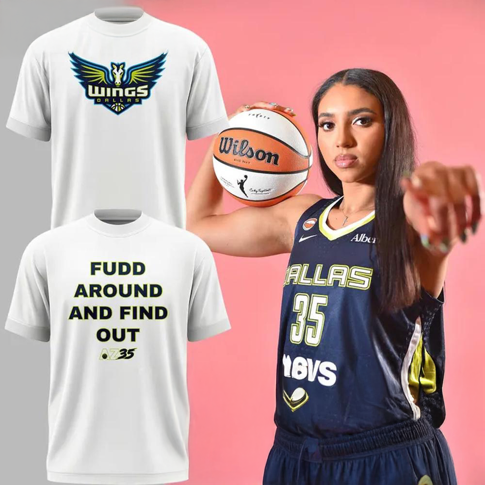 Dallas Wings Azzi Fudd 2026 Limited Edition White T Shirt