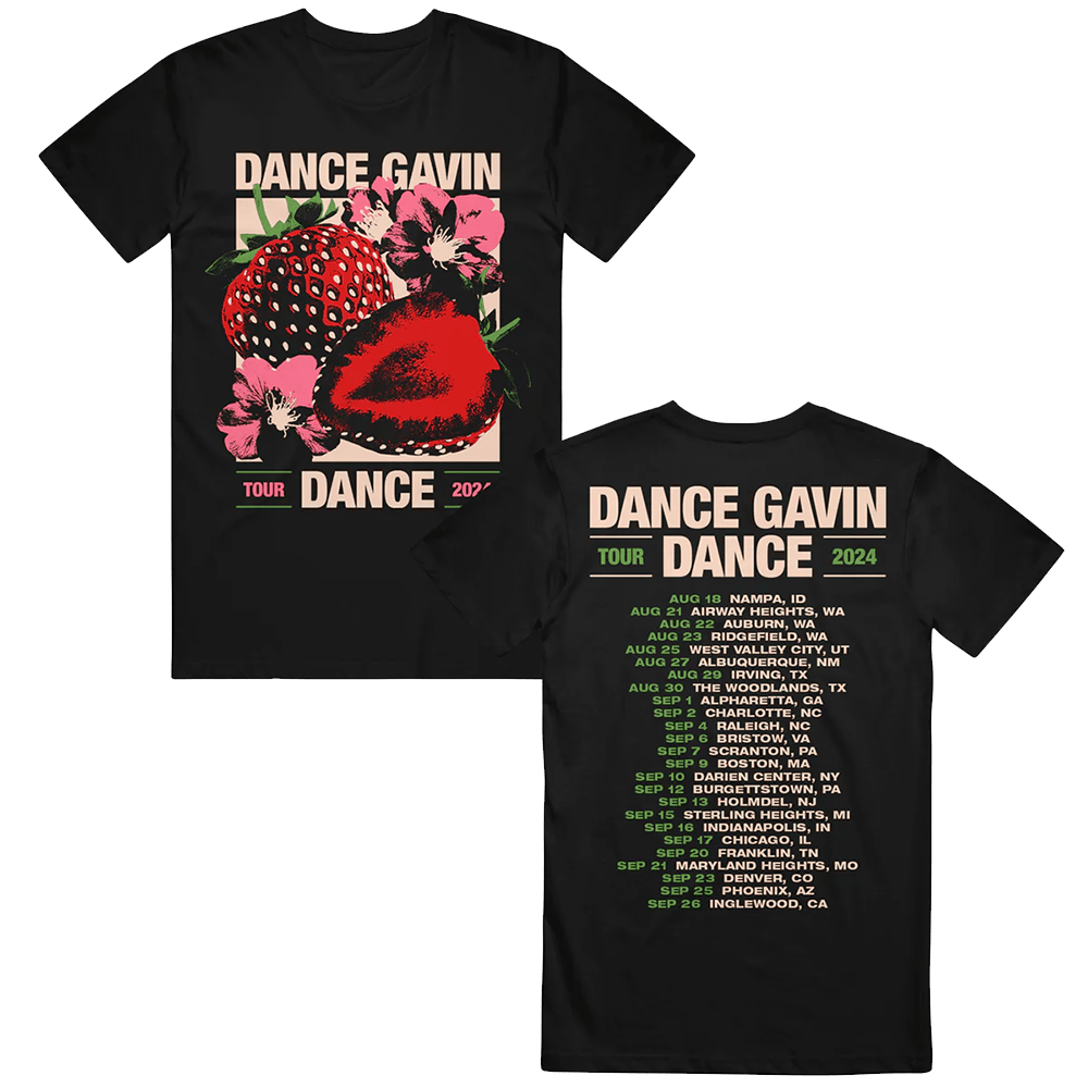 Dance Gavin Dance Merch DGD Strawberry Blossom Tour TShirt Awesome Fathers Day Gifts