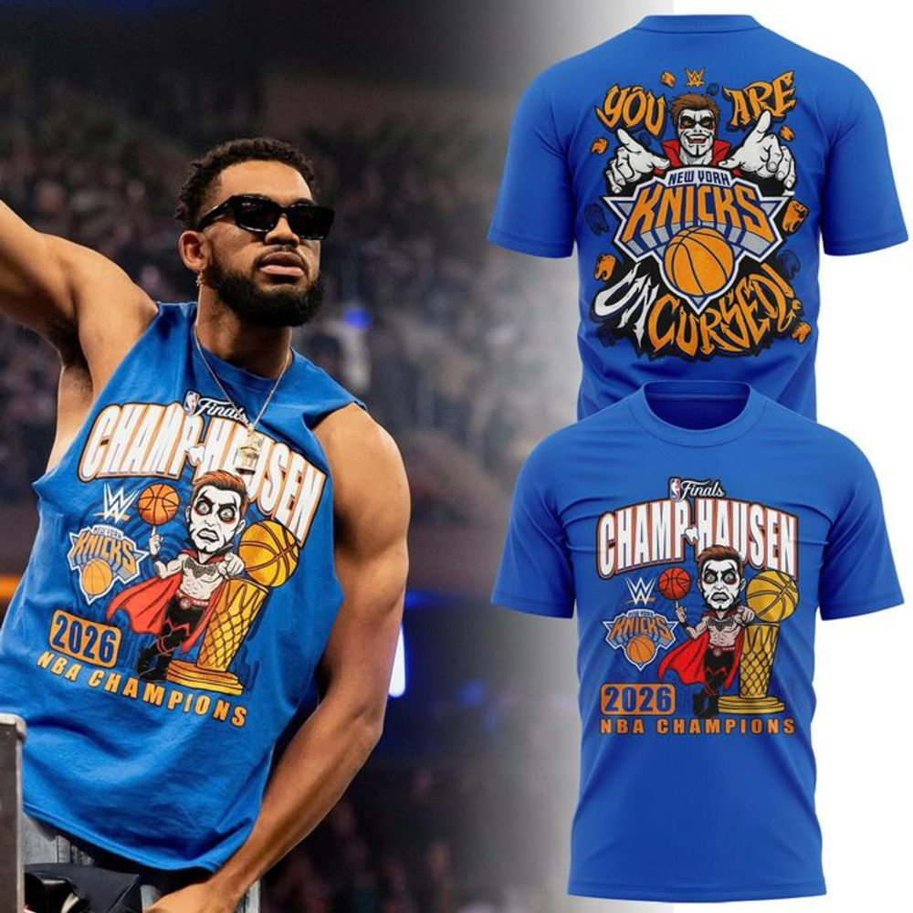 Danhausen New York Knicks 2026 NBA Finals Champions Graphic T Shirt