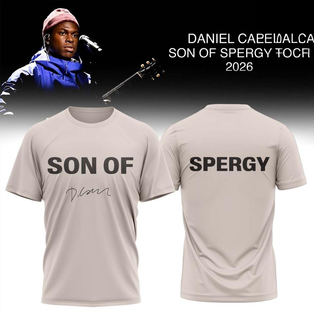 Daniel Caesar Son Of Spergy Tour 2026 Concert Graphic T Shirt