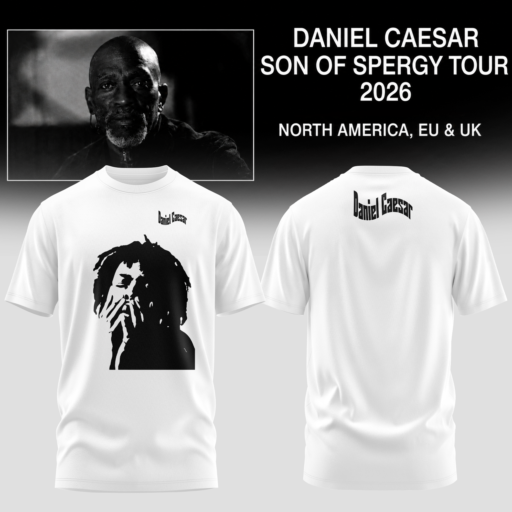 Daniel Caesar Son Of Spergy Tour Premium Graphic Shirt
