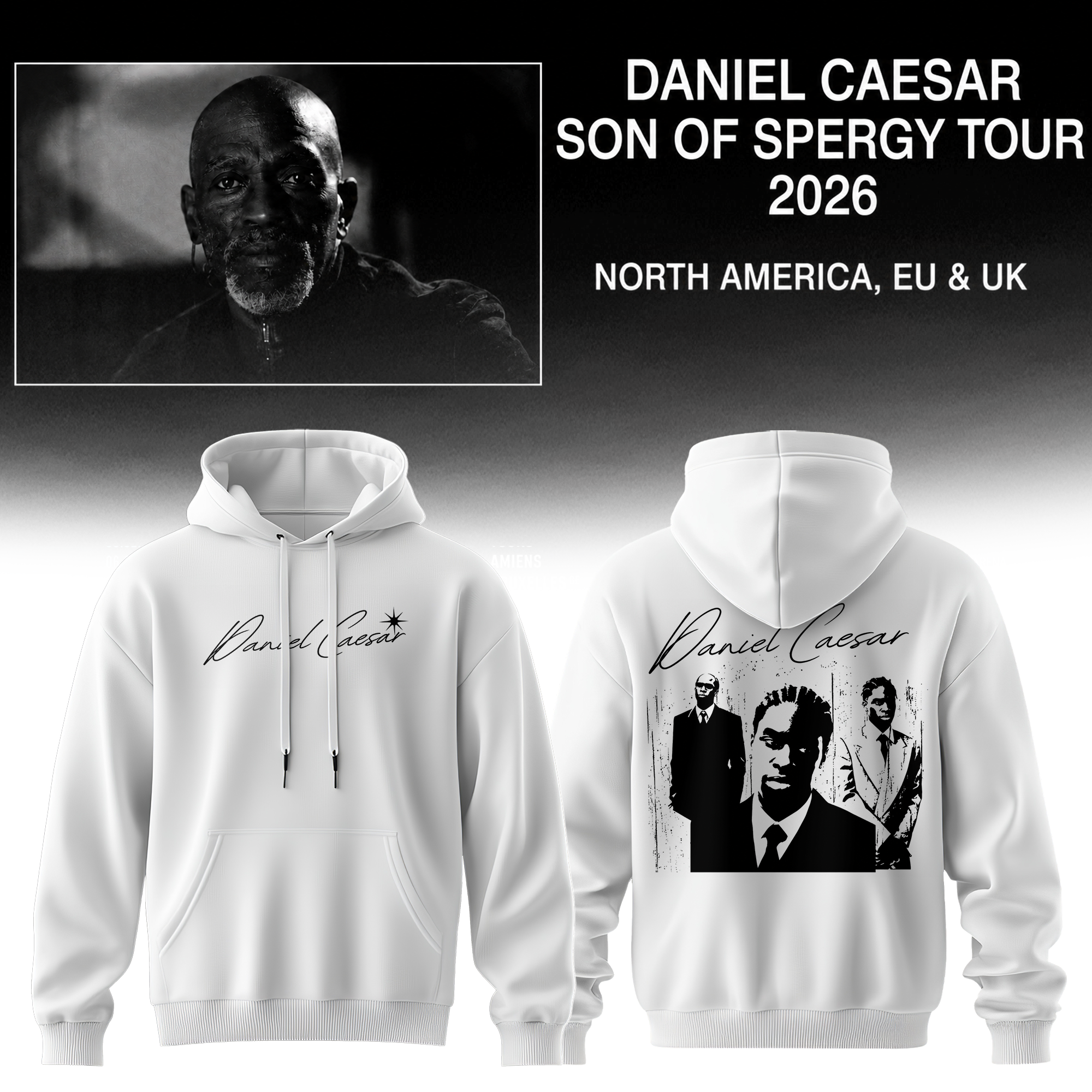 Daniel Caesar Son Of Spergy Tour Signature Limited Release Hoodie
