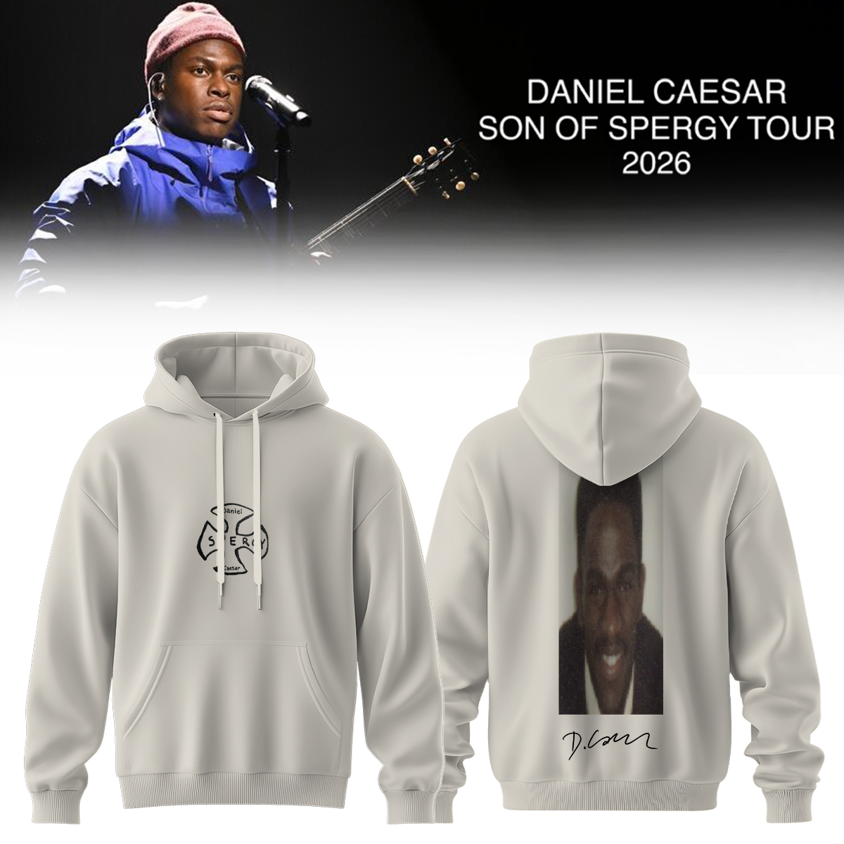Daniel Caesar Son Of Spergy Tour Signed Limited Edition Hoodie