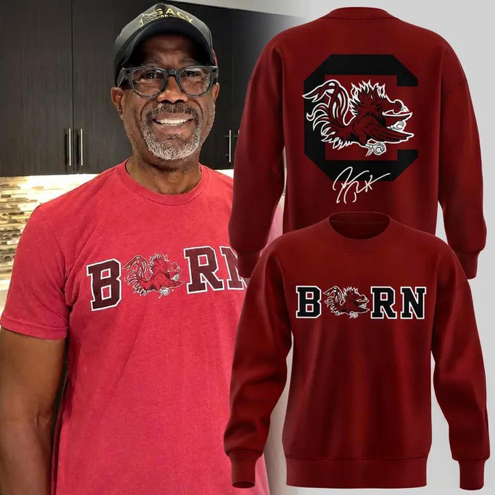 Darius Rucker South Carolina Gamecocks Signature Print Crewneck Sweatshirt
