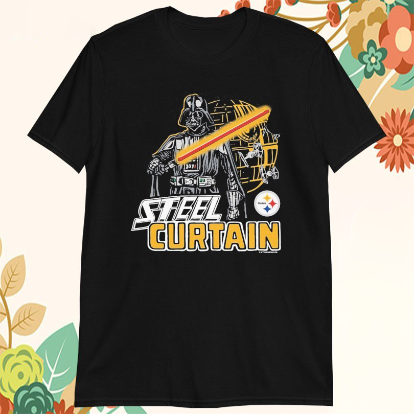 Darth Vader Pittsburgh Steelers Steel Curtain Star Wars x NFL TShirts