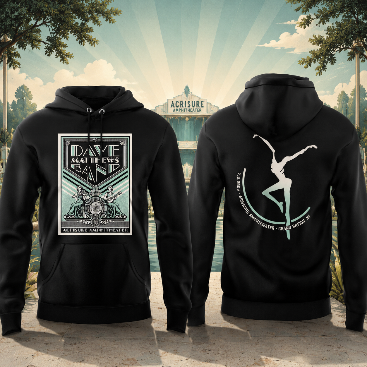 Dave Matthews Band Summer Tour Grand Rapids MI July 2026 Limited Hoodie Gifts For Fans1