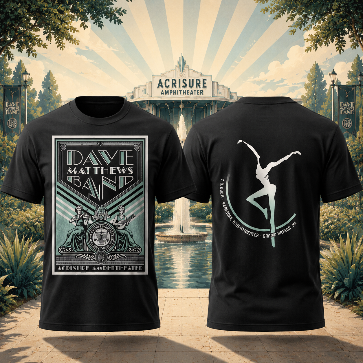 Dave Matthews Band Summer Tour Grand Rapids MI July 2026 Limited T Shirt Gifts For Fans4