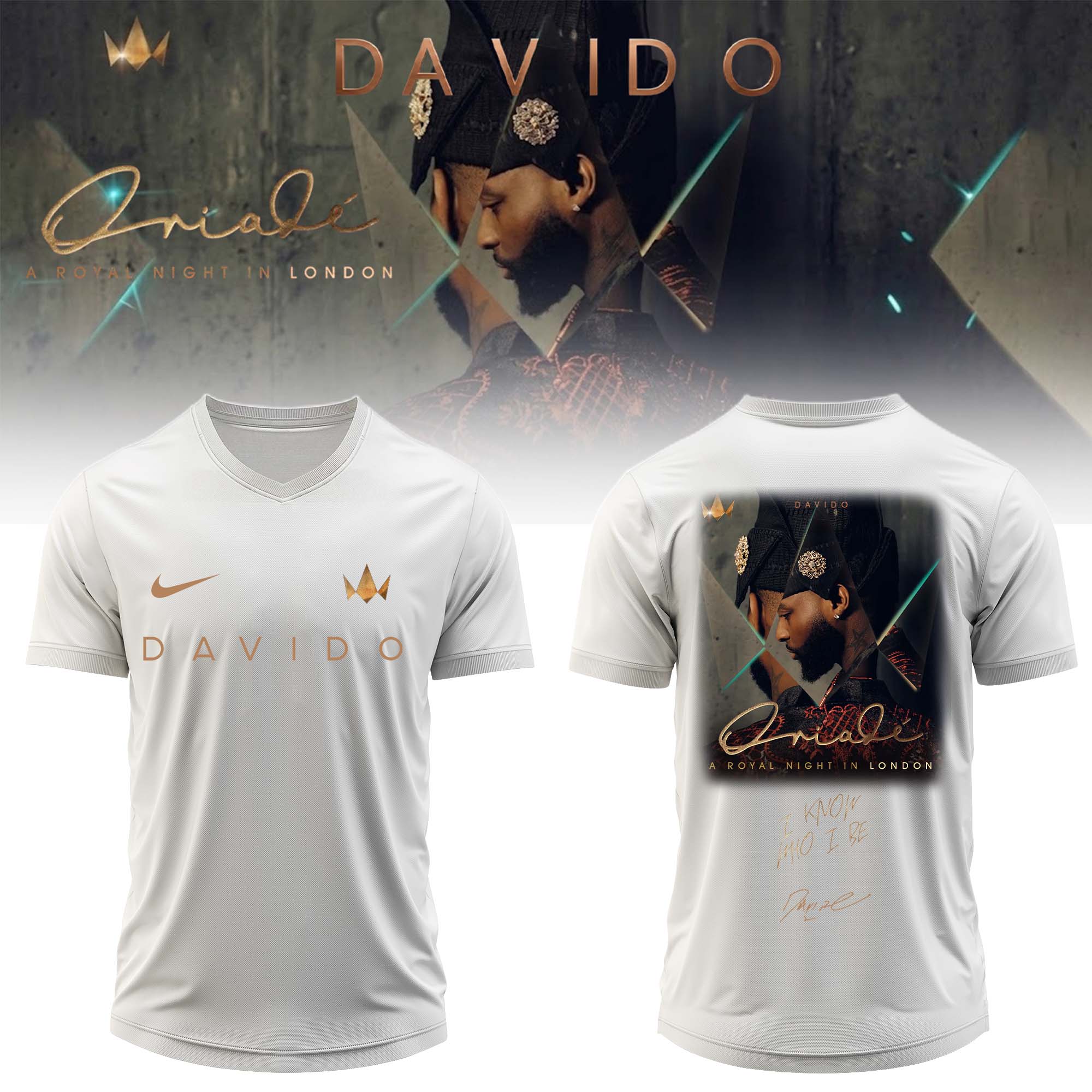 Davido A Royal Night In London 2026 Collector Edition Baseball Jersey
