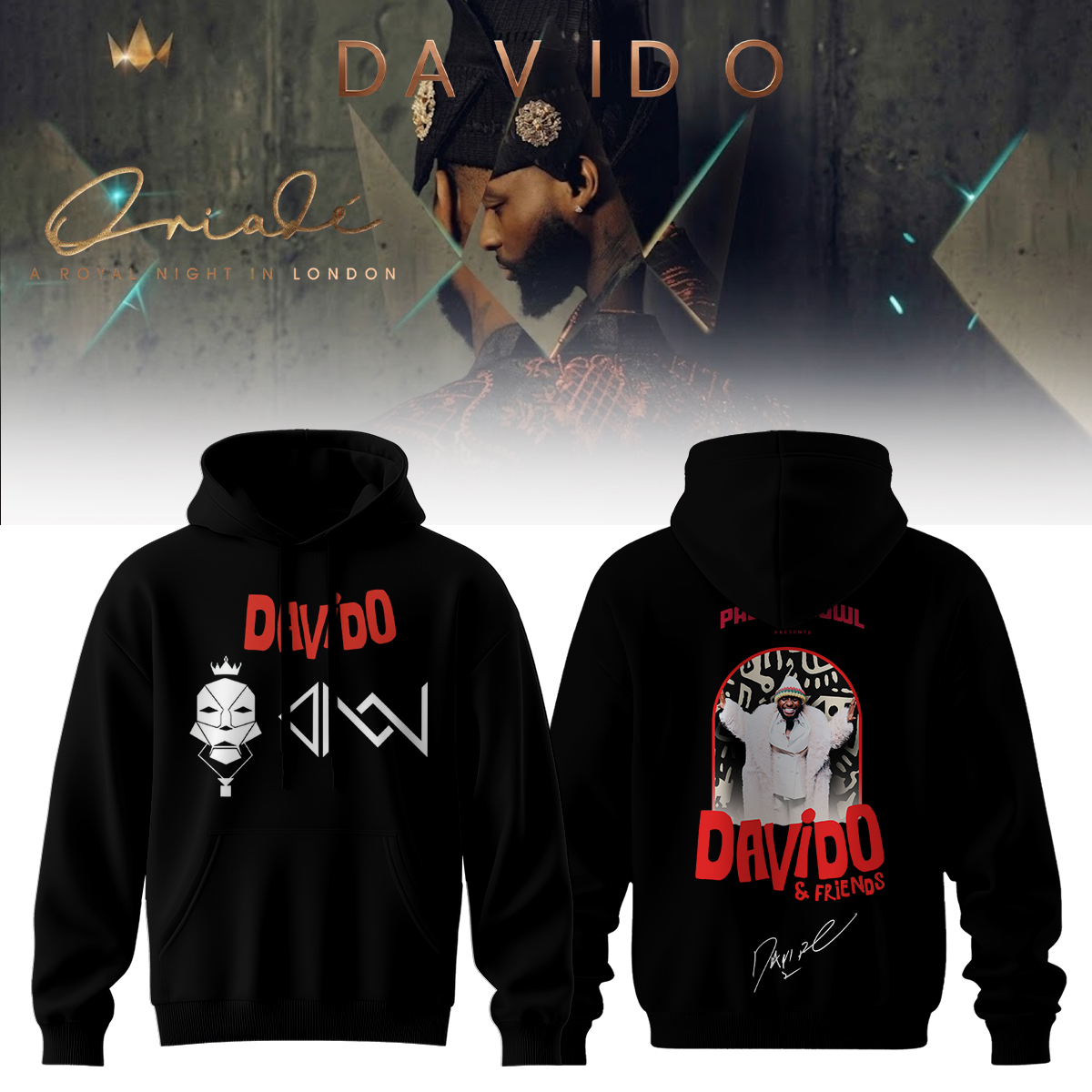 Davido A Royal Night In London 2026 Collector Edition Hoodie