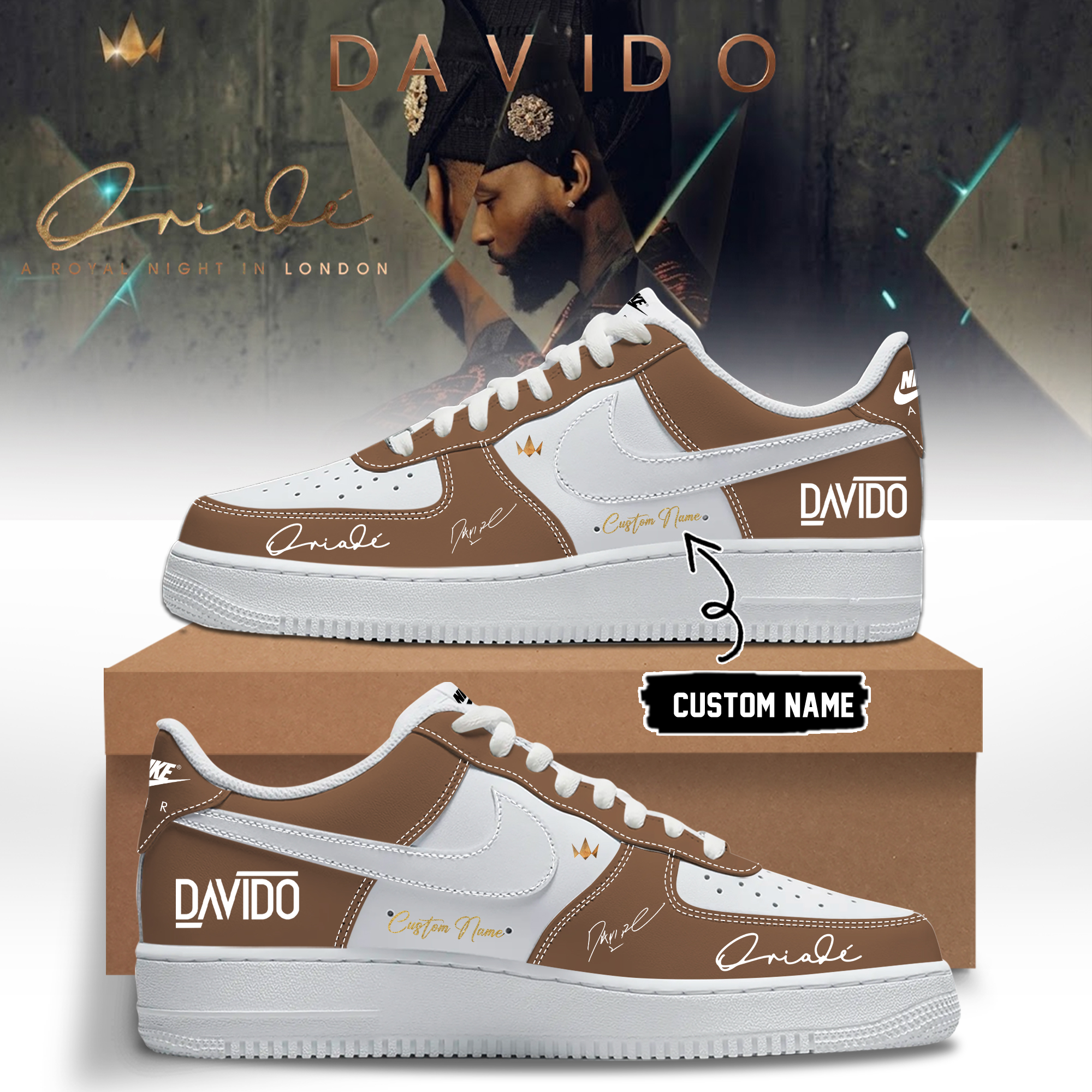 Davido A Royal Night In London 2026 Exclusive Collector Sneakers