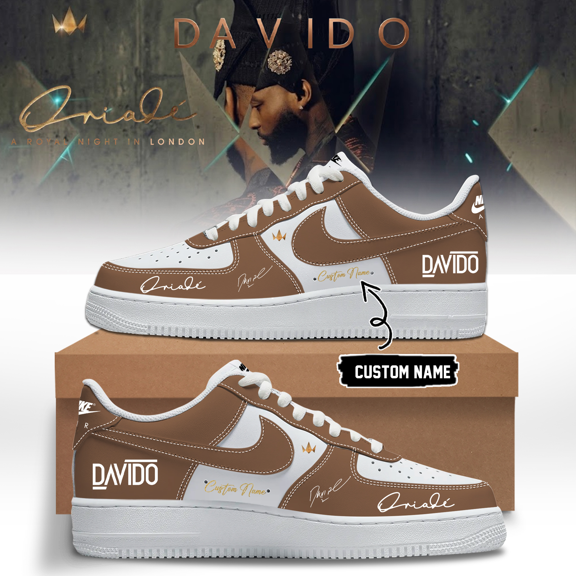 Davido A Royal Night In London 2026 Limited Collector Sneakers