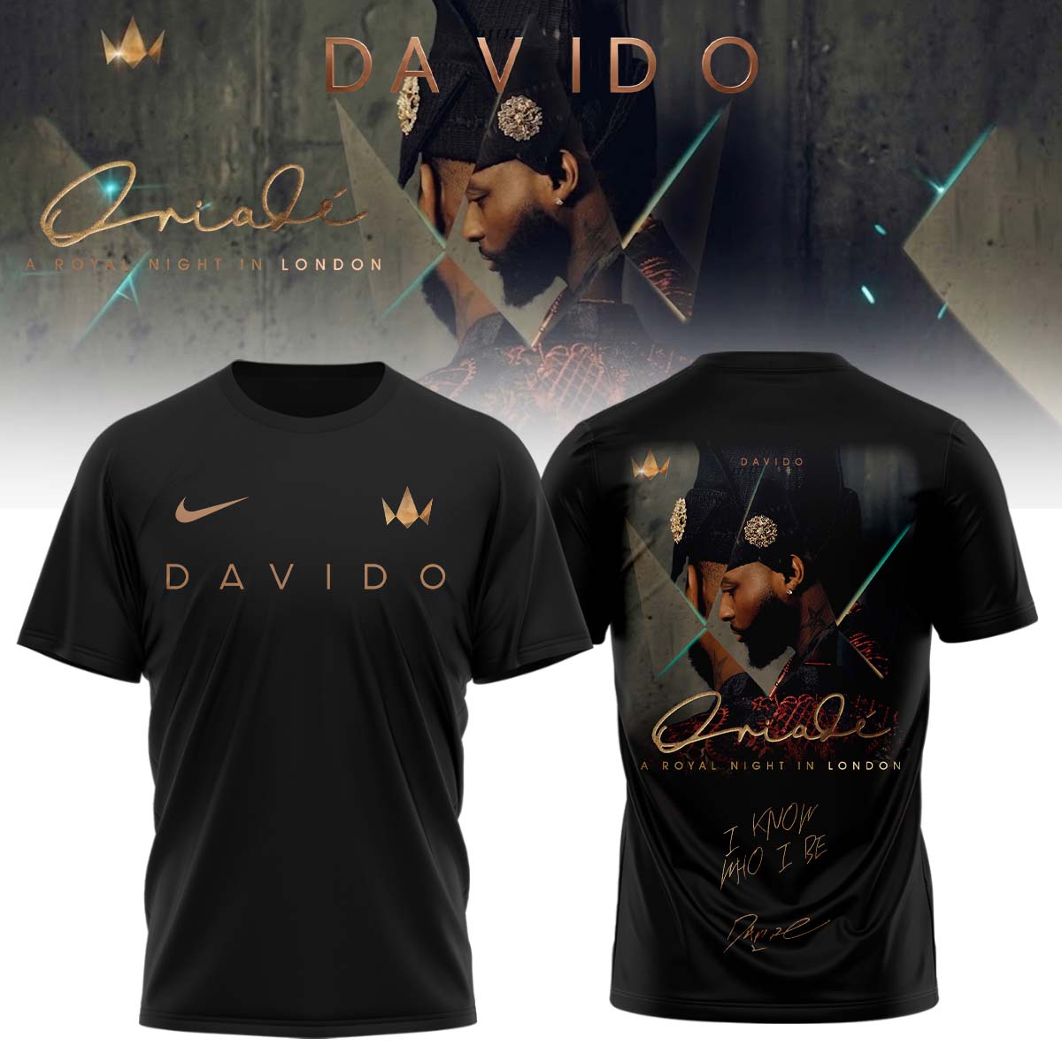 Davido A Royal Night In London 2026 Limited Edition Fan Tee