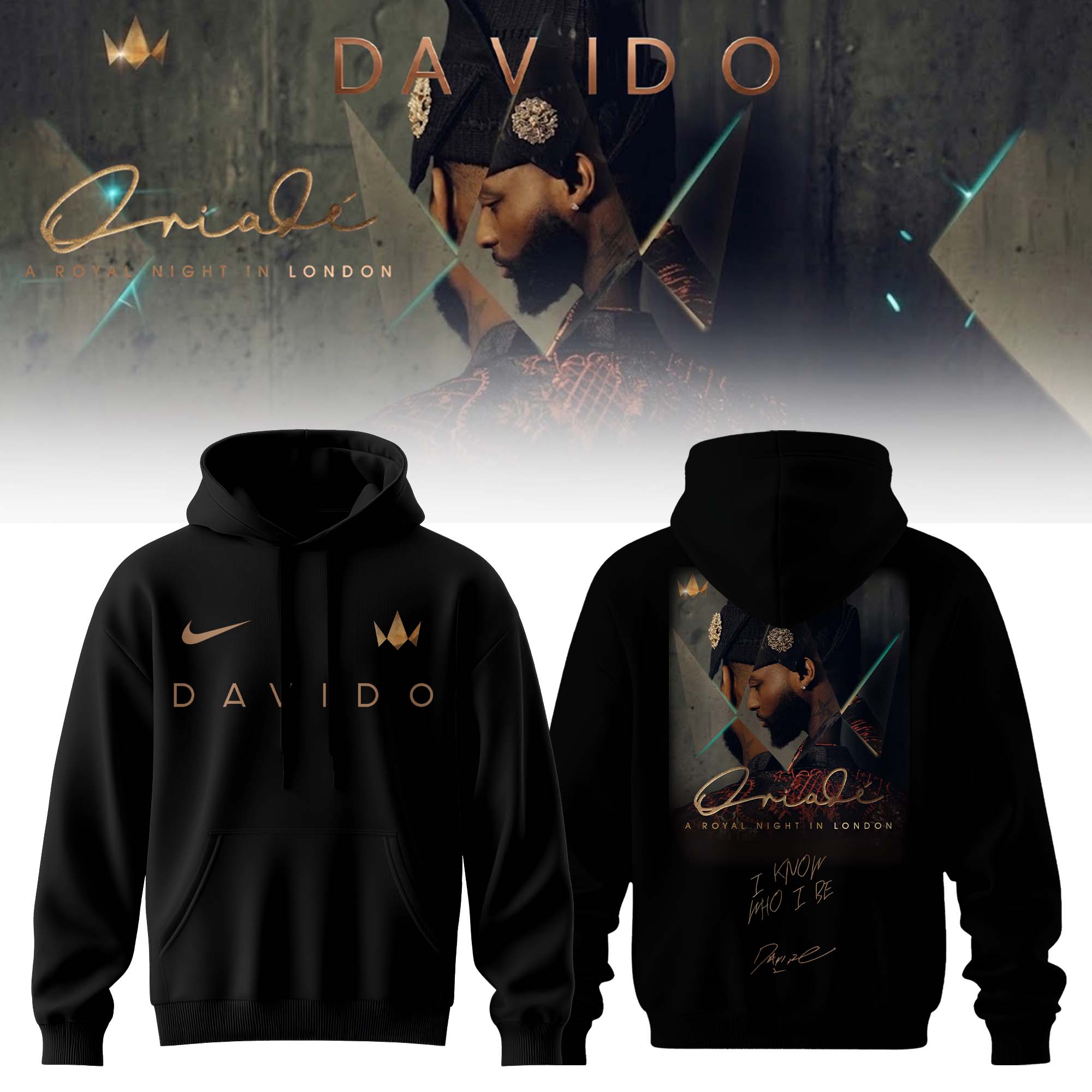 Davido A Royal Night In London 2026 Signature Limited Hoodie