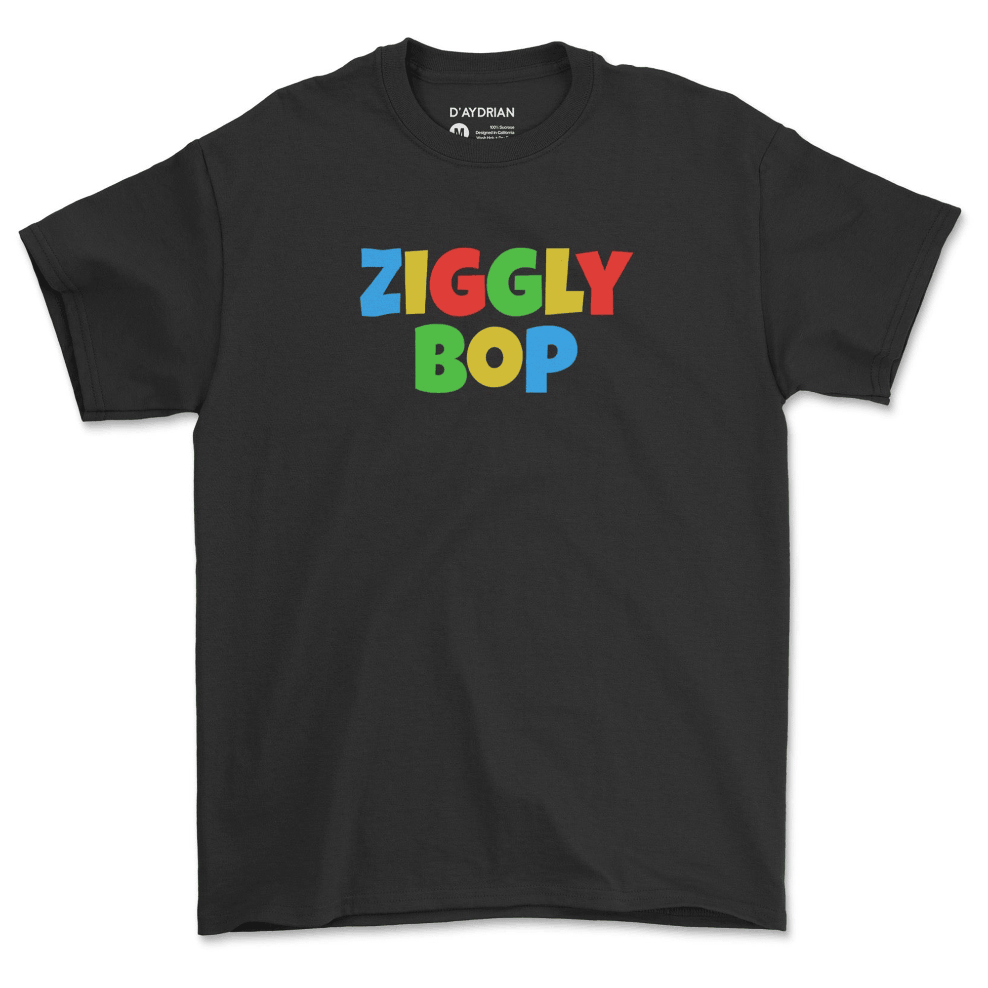 Daydrian Harding Merch Colorful Ziggly Bop Black TShirt Gifts For Him
