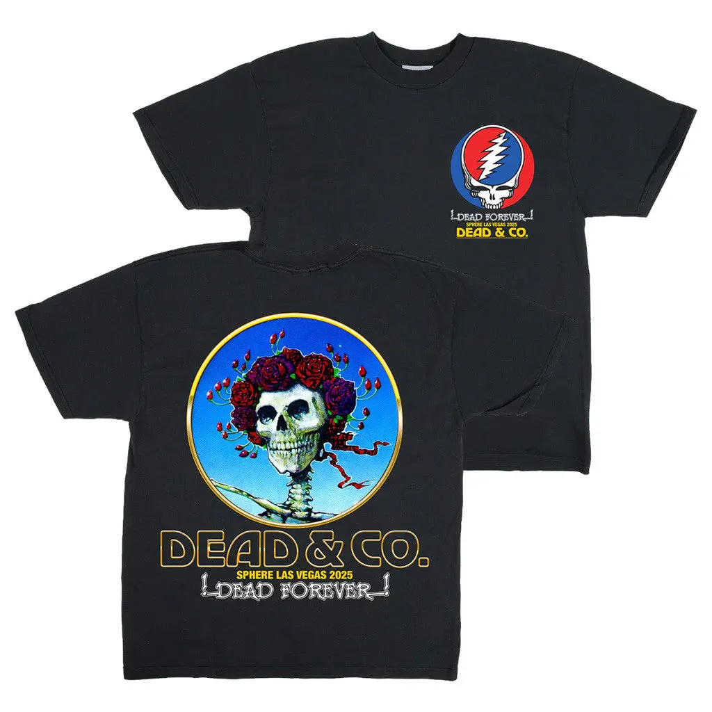 Dead And Company Merch Bertha Dead Forever Sphere 2025 TShirt Gifts For Friends