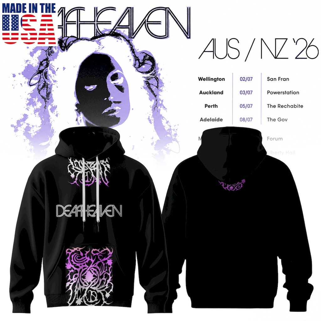 Deafheaven AUS NZ Tour 2026 Collector Fan Hoodie Collection